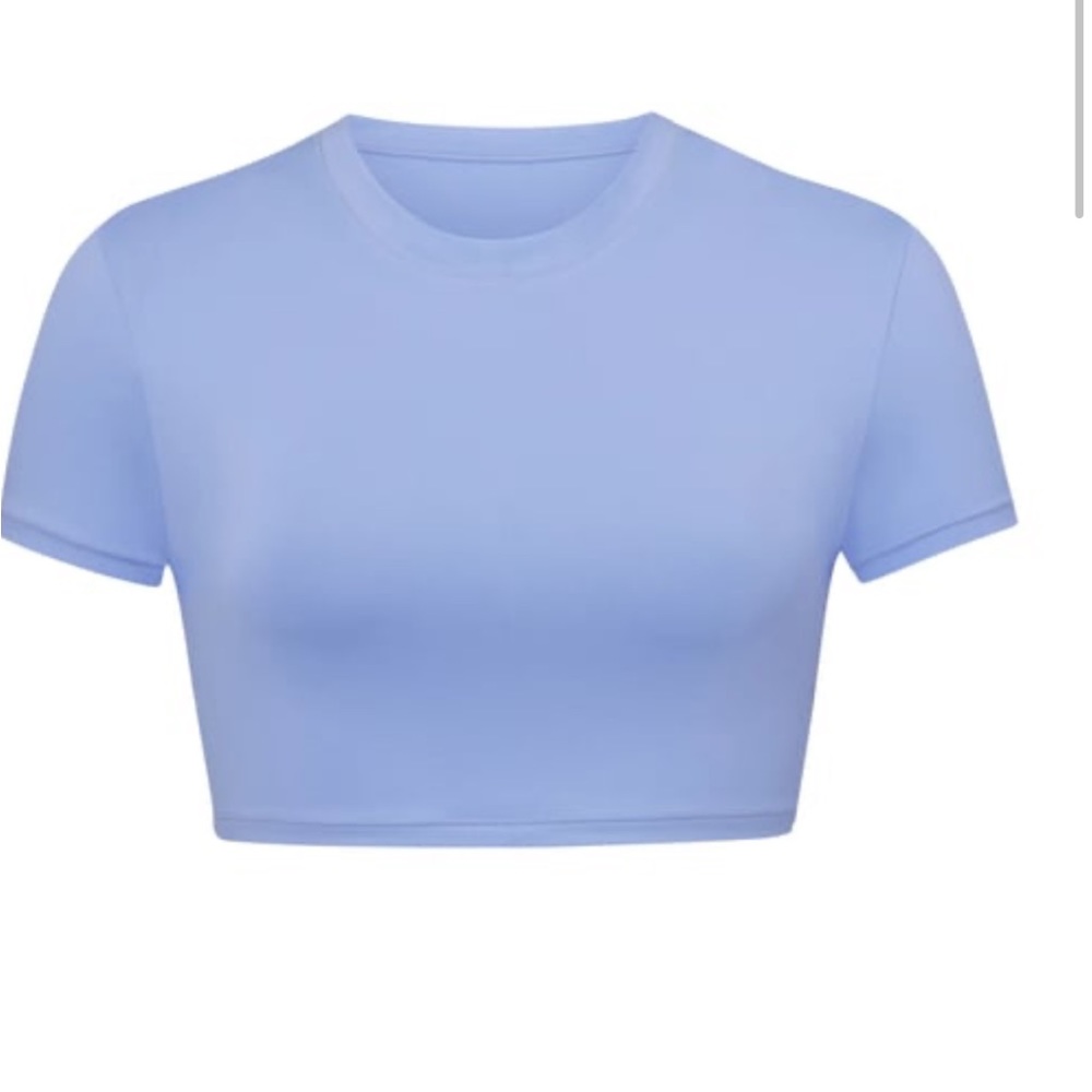 Skims periwinkle blue t shirt